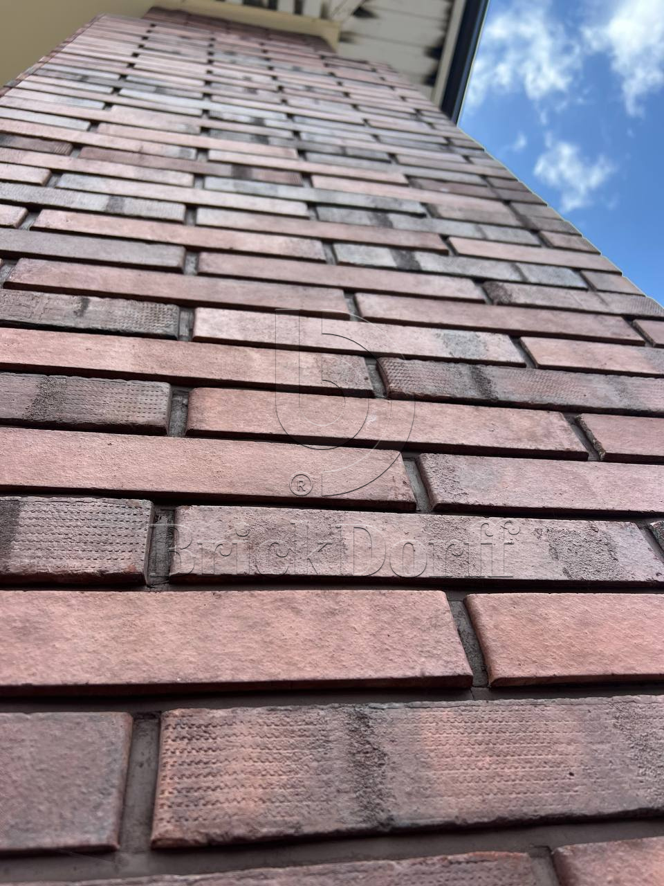 Фасадная ригельная плитка под клинкер Life Brick Римхен 370, 284*51*15 мм