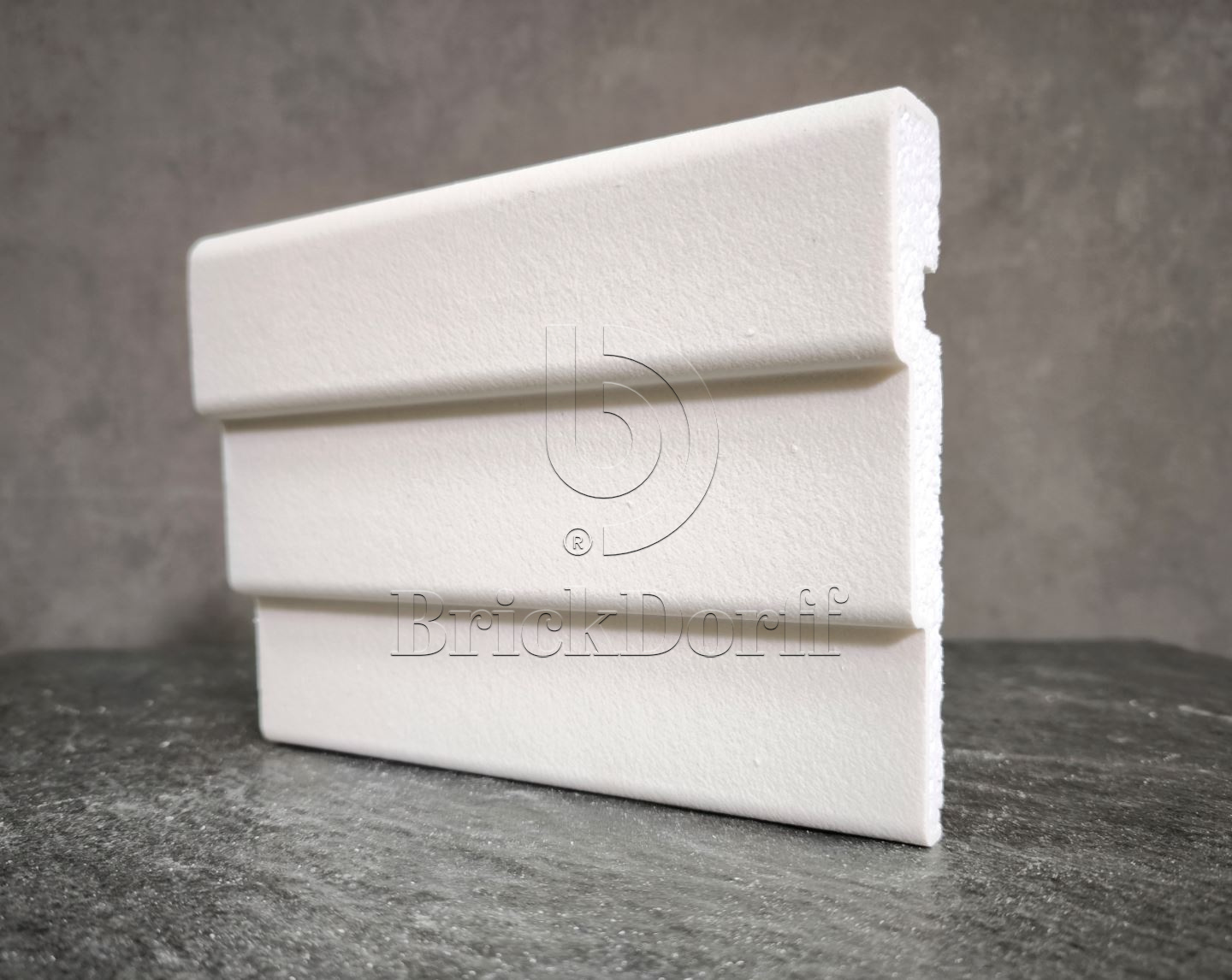 Молдинг для фасада - лепнина, декор из пенополистирола МВ-145/1 (МС-122) 145*30*2000 мм