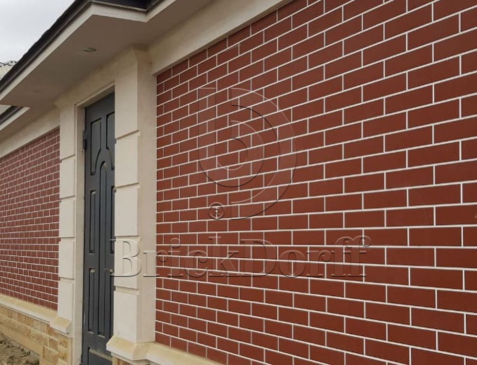 NATURAL ROSA 245X66х7,4 мм Клинкерная фасадная плитка под кирпич облицовочная терракотовая