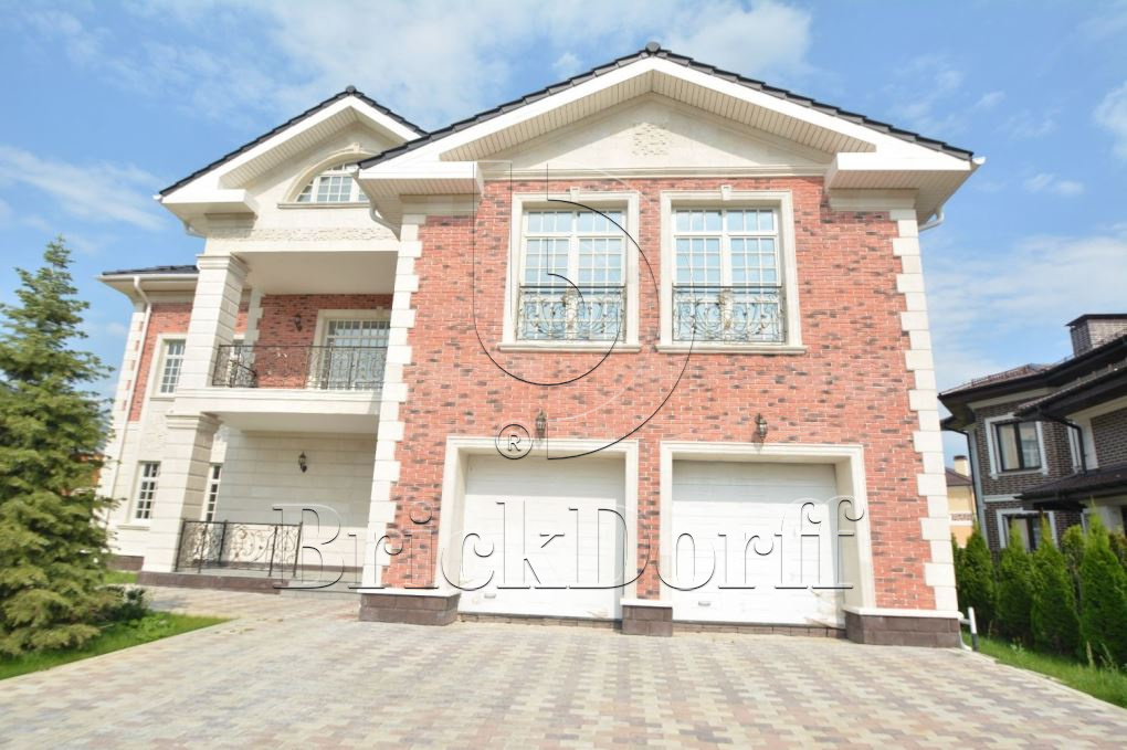 Фасадная облицовочная декоративная плитка травертин-касса 15