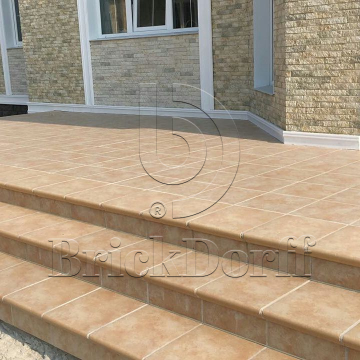 Клинкерная Плитка напольная противоскользящая EURAMIC CAVAR 541 facello 294*294*8 мм