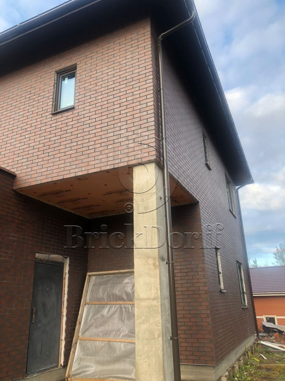 Semir Brown 245X66х7,4 мм Клинкерная фасадная плитка под кирпич облицовочная, коричневая