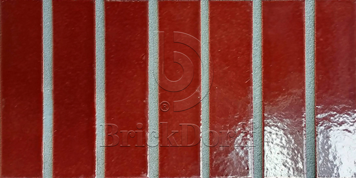 PRO-18-mix1 Глазурованная клинкерная фасадная плитка под кирпич ral 3001 240x71x10 мм