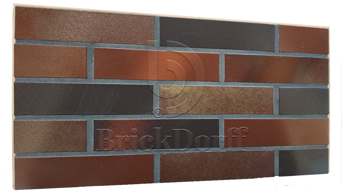 PRO-20-4 Клинкерная фасадная плитка под кирпич ral 8002, ral 3012 240x71x10 мм