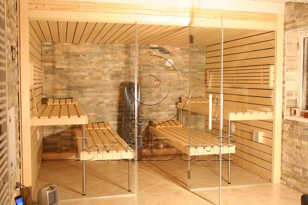 Сланец Бежевый-014 600*150*10-20 мм, натуральный камень для фасада и интерьера BD