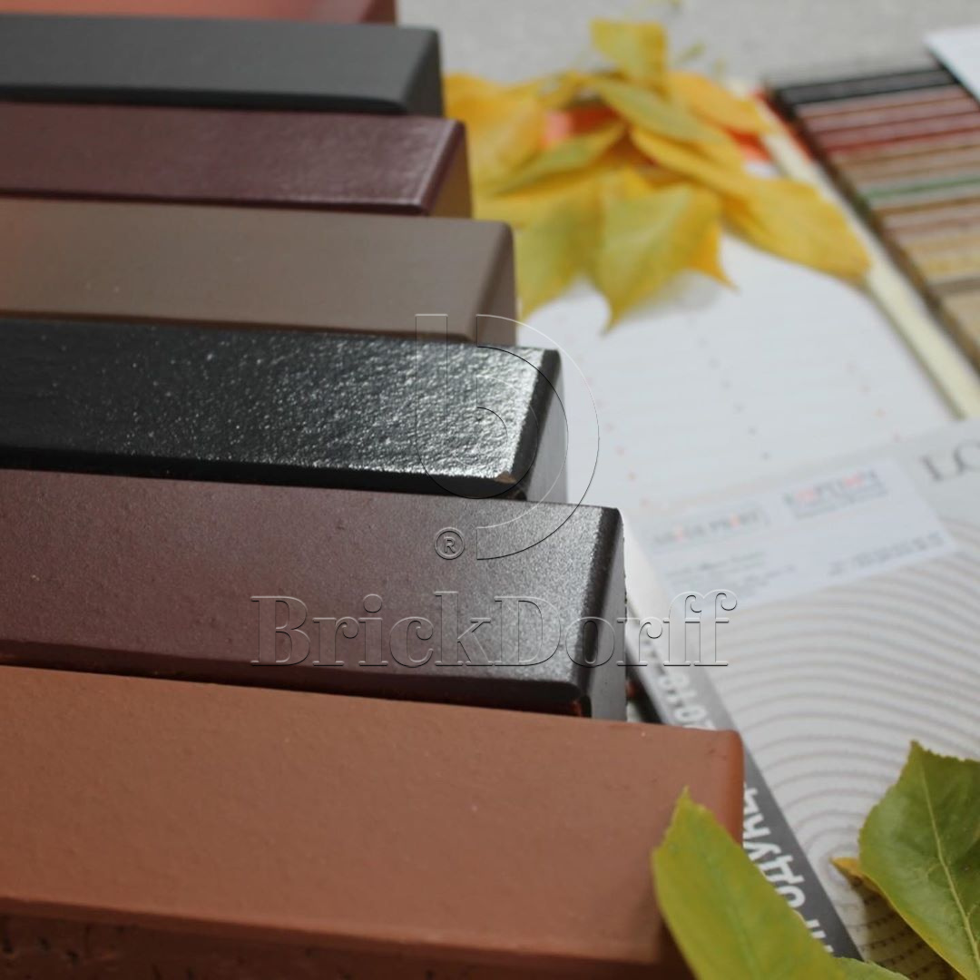 Кирпич клинкерный облицовочный красный терракотовый, Lode AQUARIUS гладкая, 250*120*65 мм