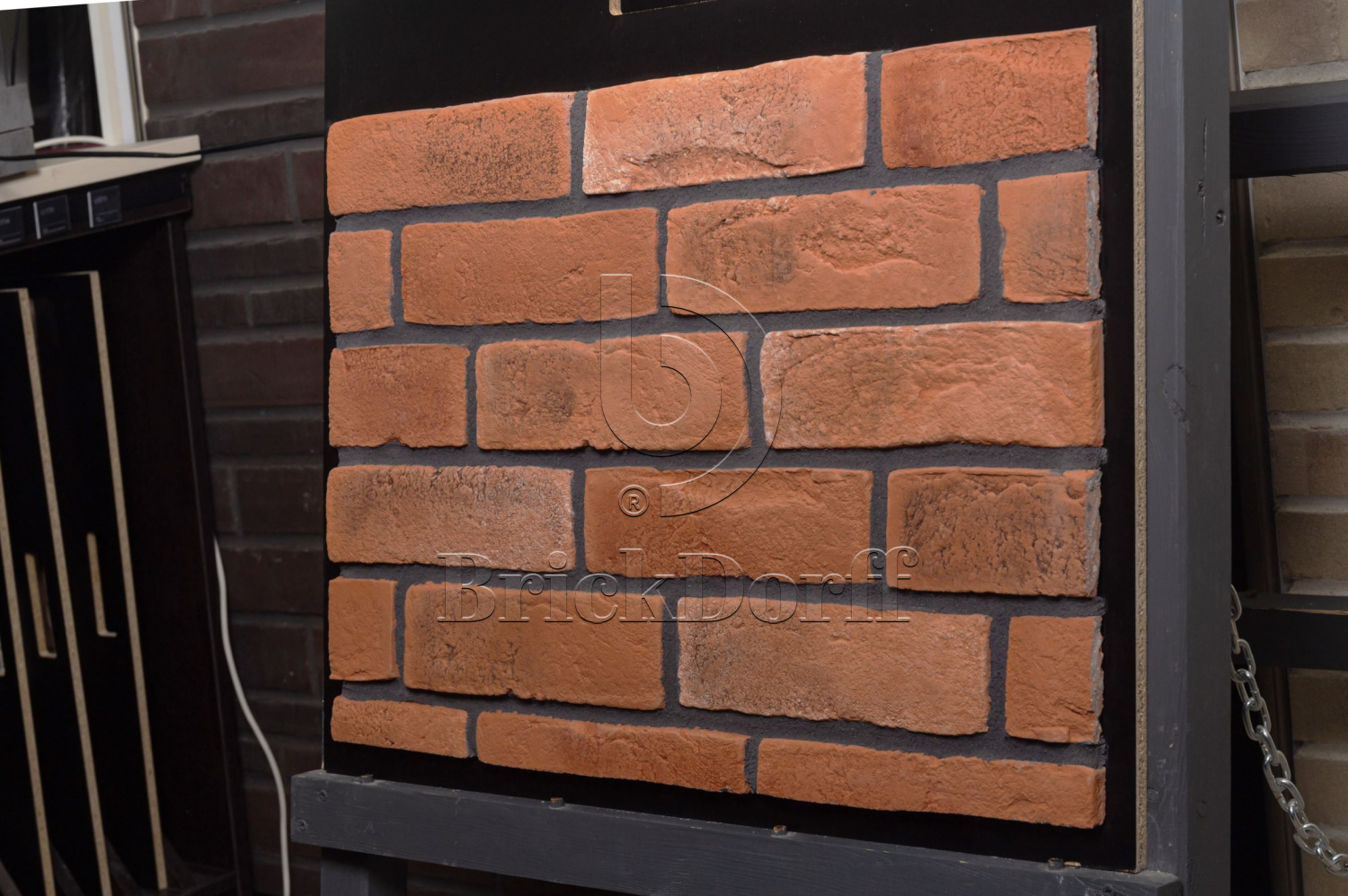 5 Византийский кирпич 225х65х15 мм, декоративный камень для фасада и интерьера Petra