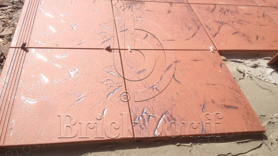 Клинкерная ступень Флорентинер противоскользящая плитка ABC Antik Kupfer 335*240*10 мм