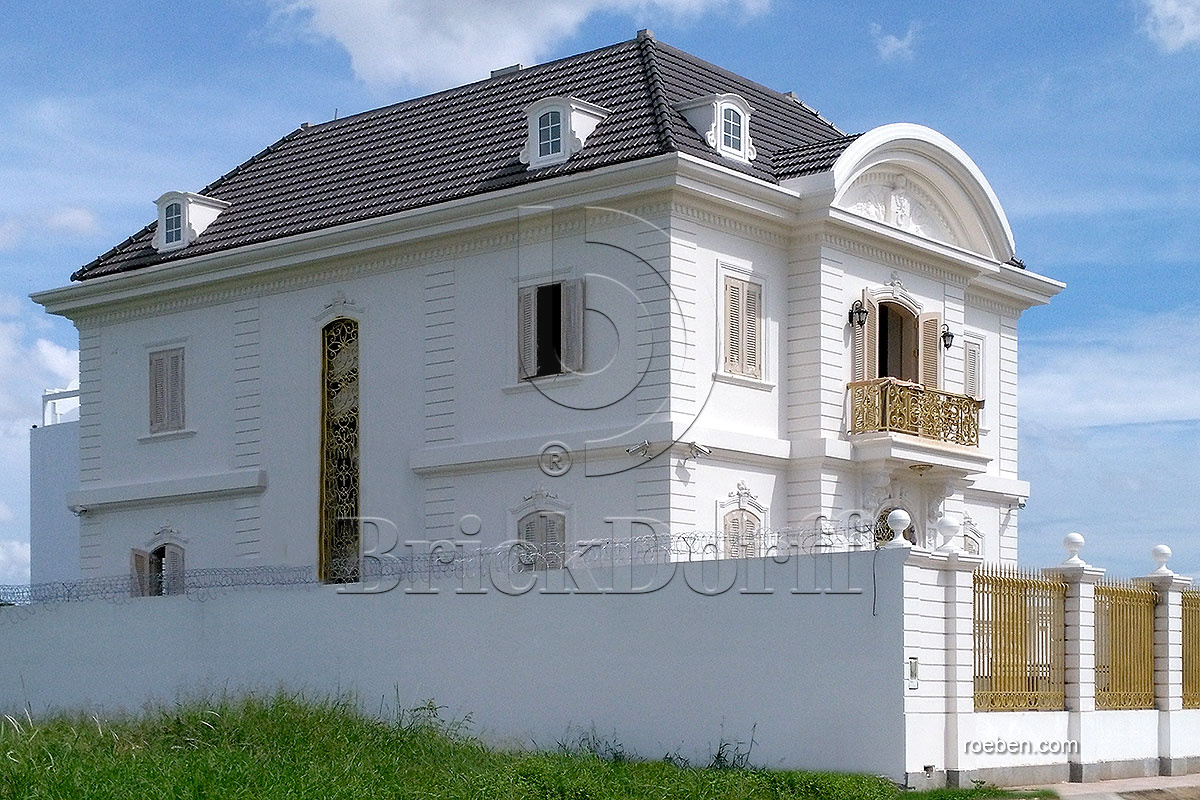 Керамическая черепица рядовая Roben Elsass темно-коричневый ангоб