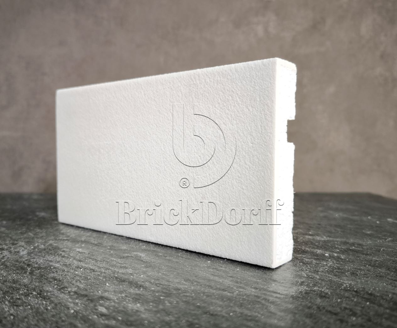 Молдинг для фасада - лепнина, декор из пенополистирола МВ-110/1 (МС-144) 110*25*2000 мм