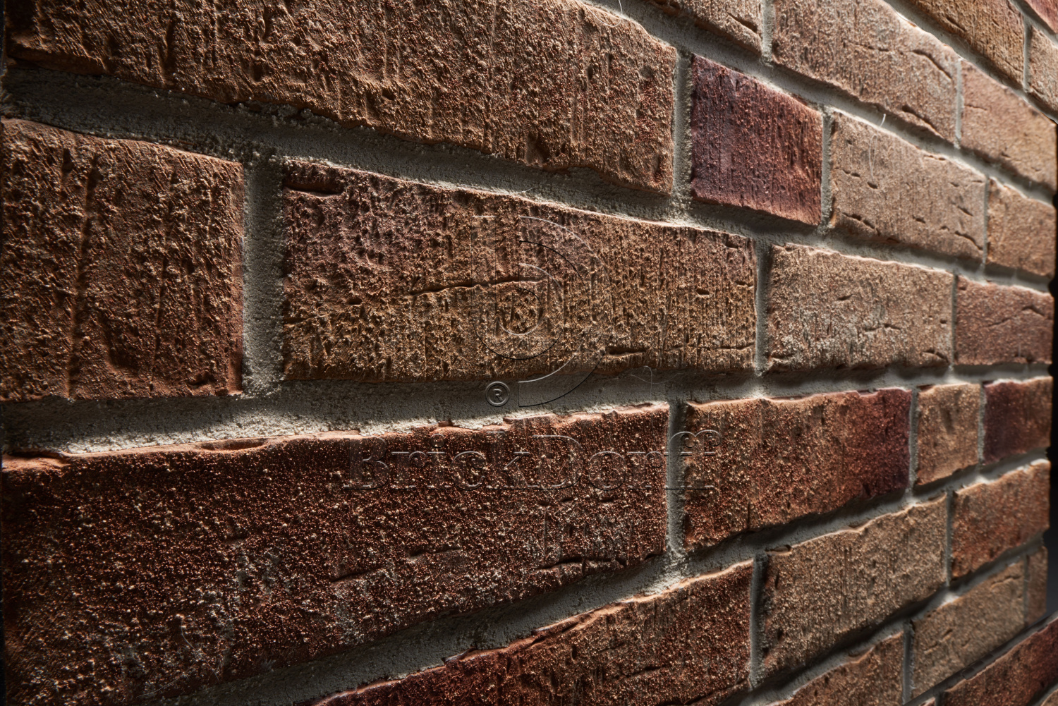 Клинкерная фасадная плитка облицовочная под кирпич Stroeher (Штроер) Steinlinge 372 amberbeige рельефная NF14, 240*71*14 мм