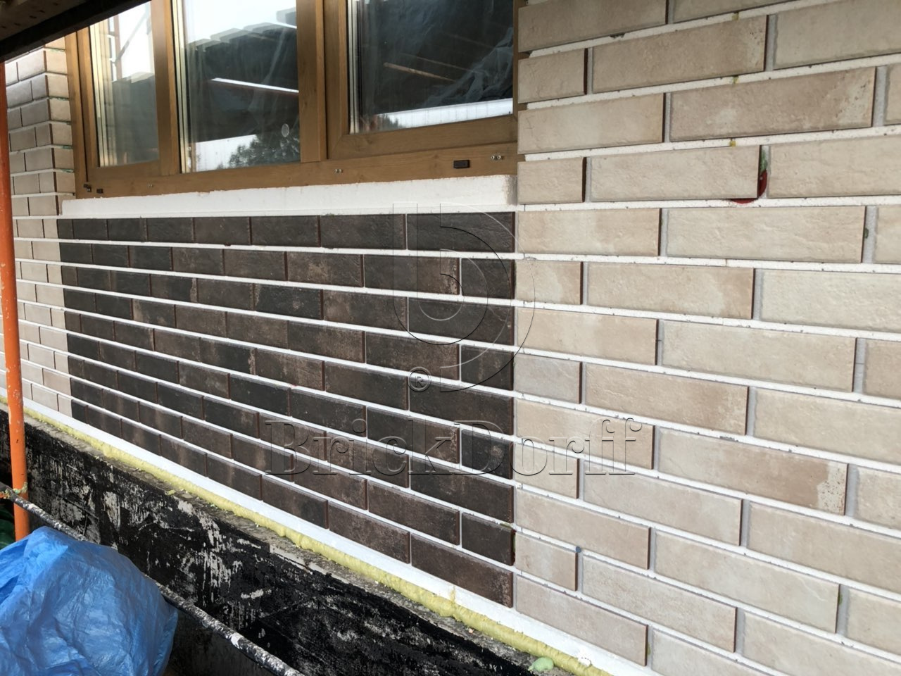 SCANDIANO BEIGE 245X66х7,4 мм Клинкерная фасадная плитка под кирпич облицовочная бежевая