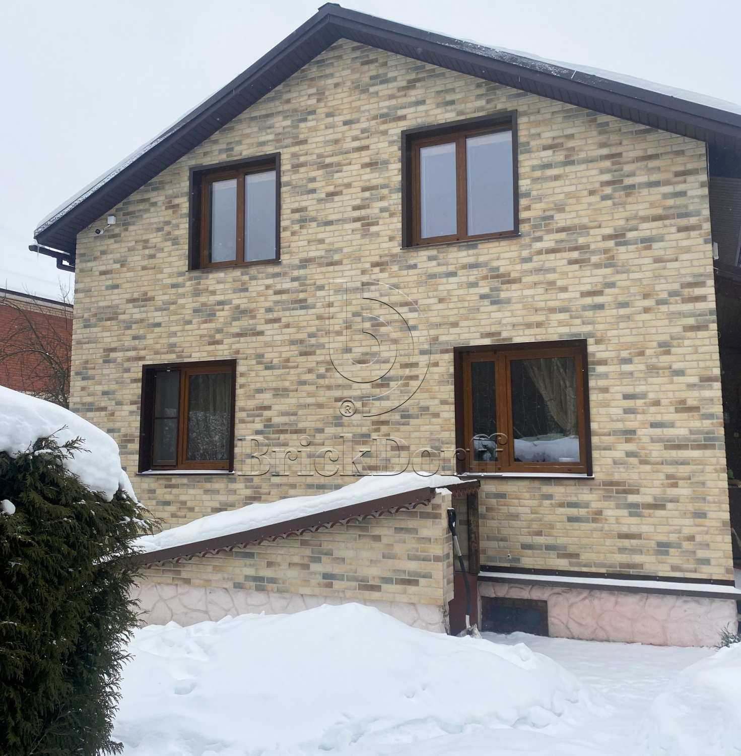 Loft Brick Masala фасадная термопанель из пенополистирола ППС 50 мм с клинкерной плиткой