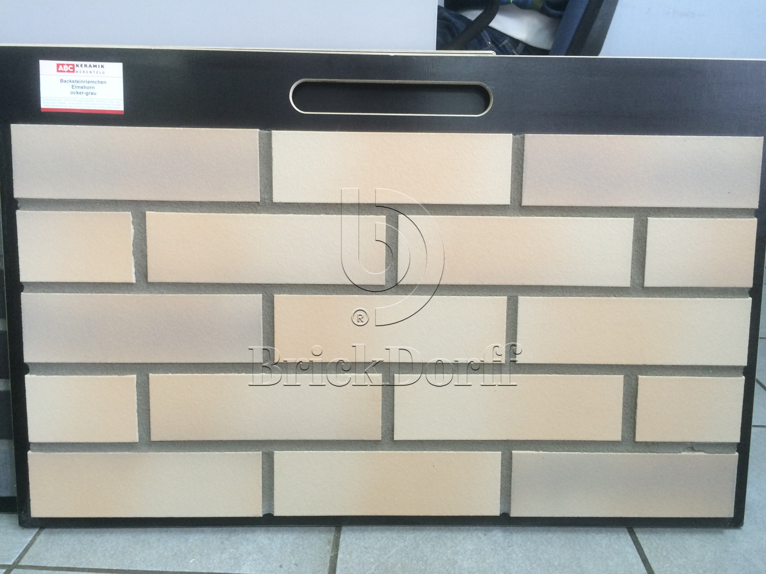 Elmshorn-Ockergrau, 240*71*10 мм, Клинкерная фасадная плитка облицовочная под кирпич ABCklinker