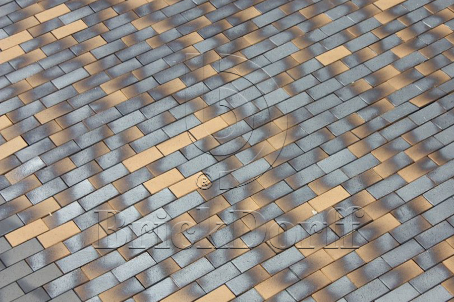 Тротуарная плитка / брусчатка Клинкерная ABC Lederfarben black (Ледерфарбен блакк) 200*100*40 мм