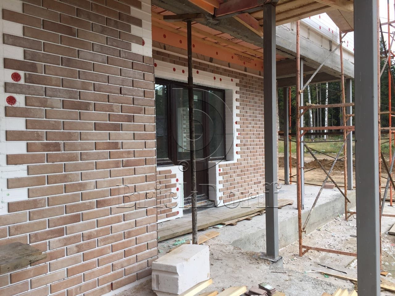 SCANDIANO OCHRA 245X66х7,4 мм Клинкерная фасадная плитка под кирпич облицовочная охровая