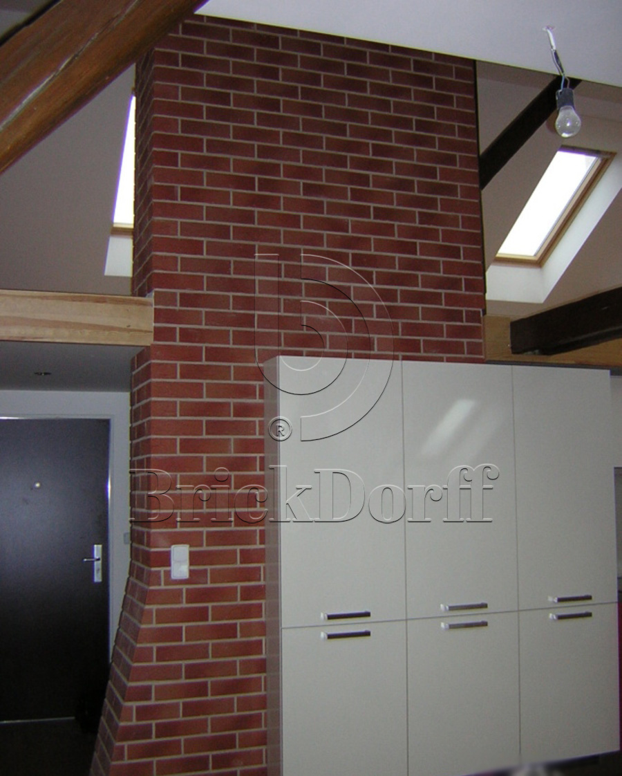 Клинкерная фасадная плитка облицовочная под кирпич Stroeher (Штроер) Keraprotect 413 utrecht рельефная NF11, 240*71*11 мм