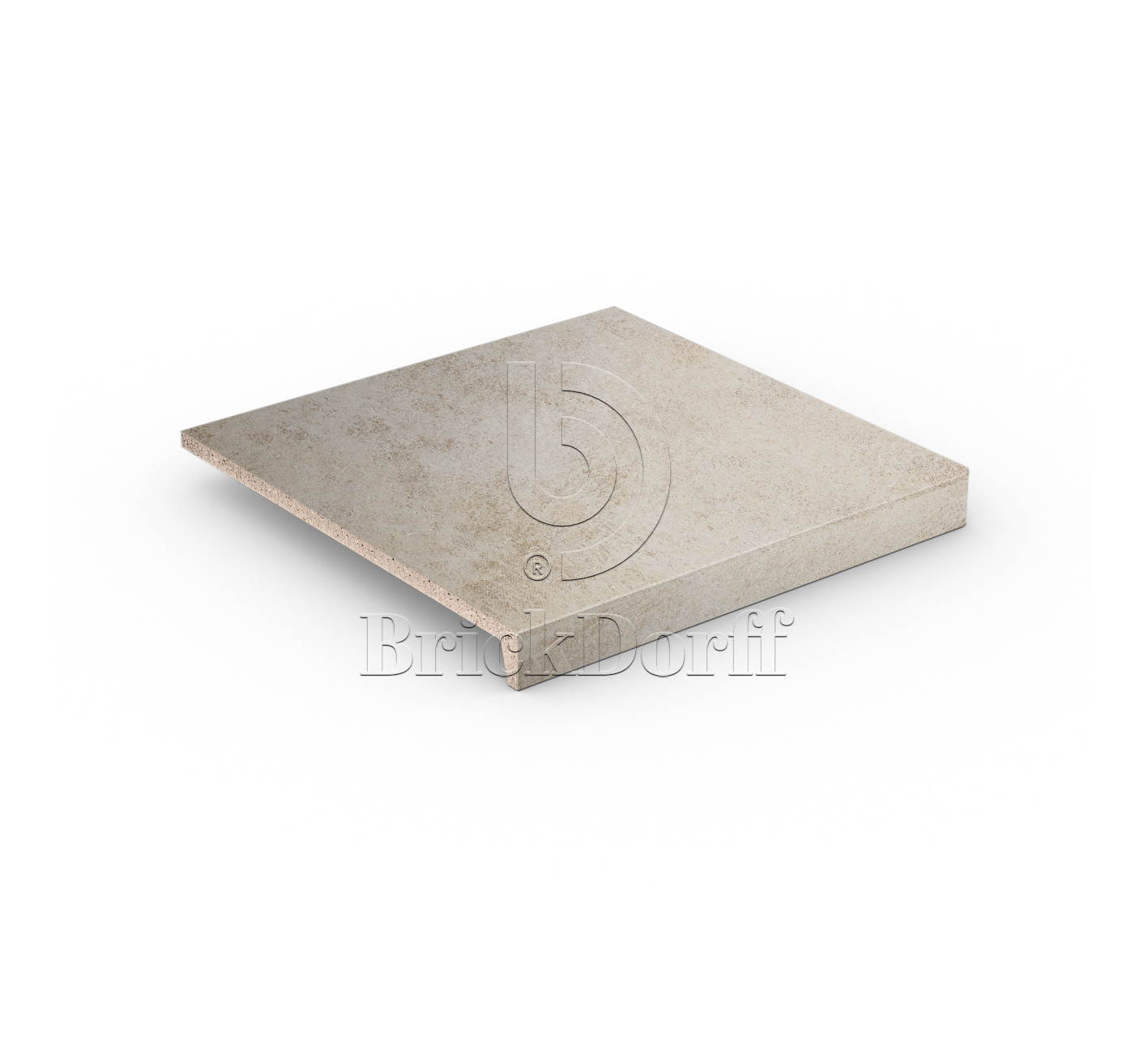 Клинкерная Ступень лофт противоскользящая плитка Stroeher KERAPLATTE ASAR 620 sass 294*340*35*11 мм