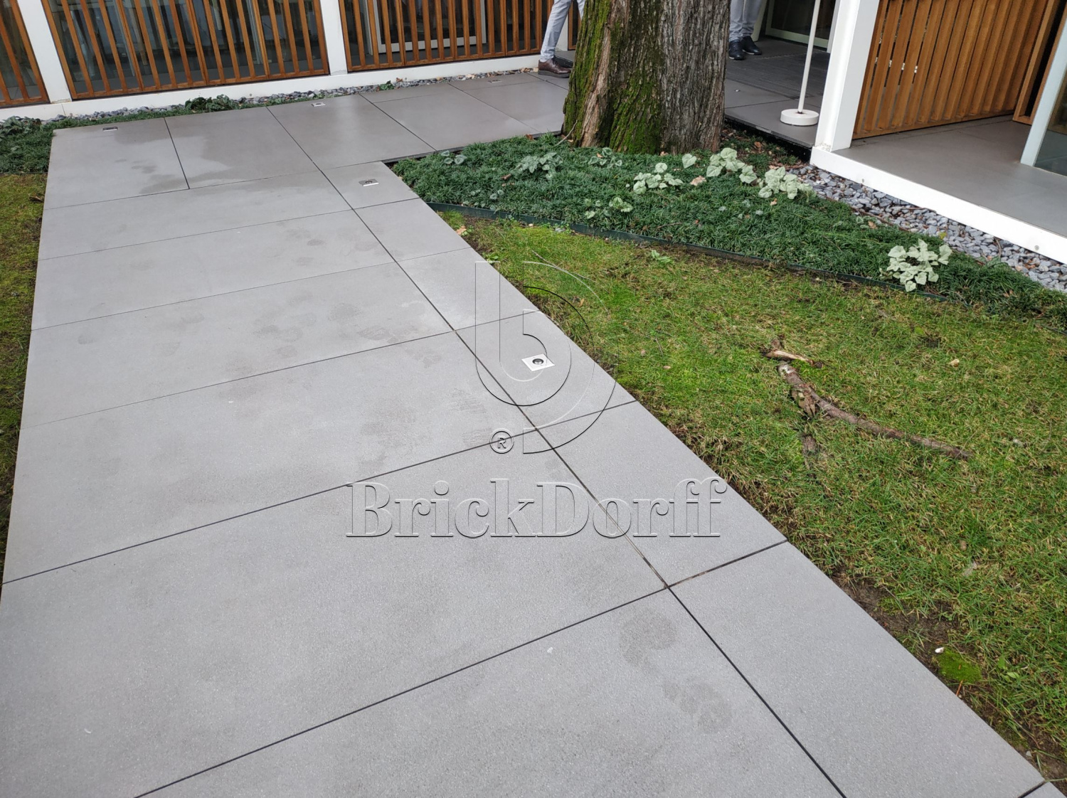 Тротуарная плитка Дерево. Frame Oak LASTRA 20mm / Фрейм Оак Ластра 20мм 600х600х20мм