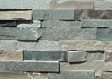 Фасадный облицовочный натуральный камень EcoStone (Экостоун) Sea Green 07N