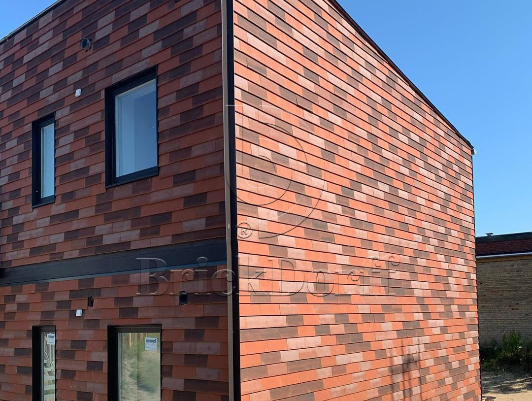 NORDIC Rot mix 365x250x30x14, ABC Клинкерная плитка для навесного вент Фасада и Кровли