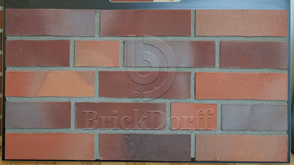 PRO-20-3 Клинкерная фасадная плитка под кирпич ral 8002, ral 3012 240x71x14 мм