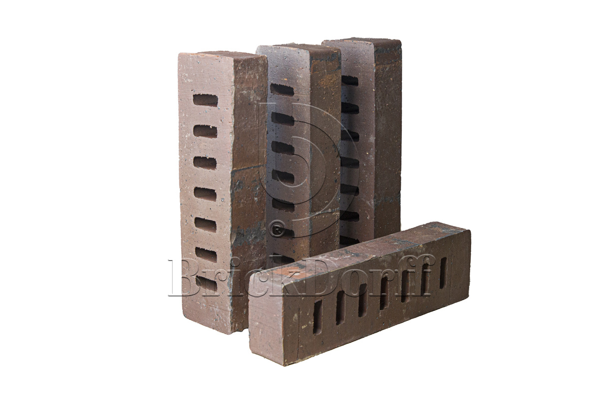 №12 Клинкерный кирпич облицовочный Laterem Antique  290х85х50 мм, бордовый