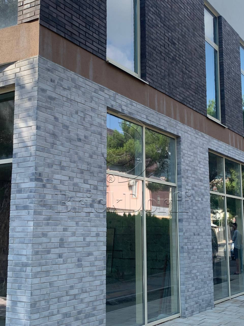 Фасадная ригельная плитка под клинкер Life Brick Римхен 482, 284*51*15 мм