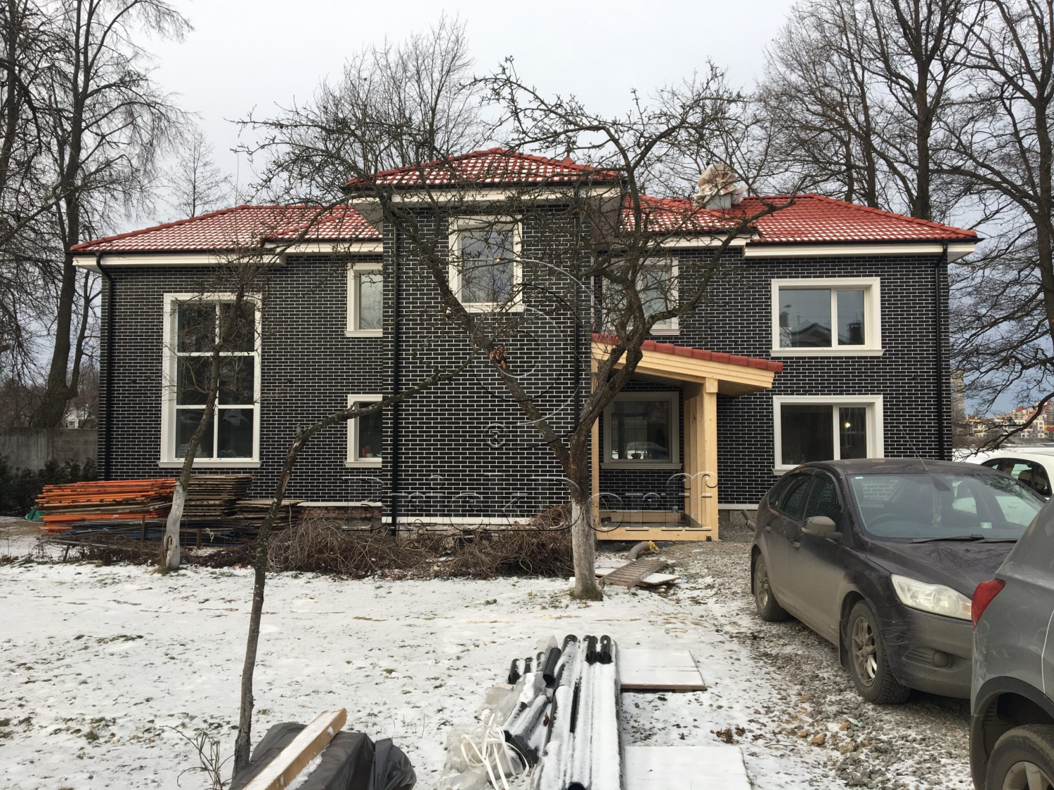 Graphite фасадная термопанель из пенополистирола ППС 40 мм с клинкерной плиткой