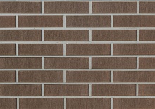Плитка керамическая облицовочная для печей, каминов, стен Lode Asais Brunis не глазурованная 250*65*10 мм