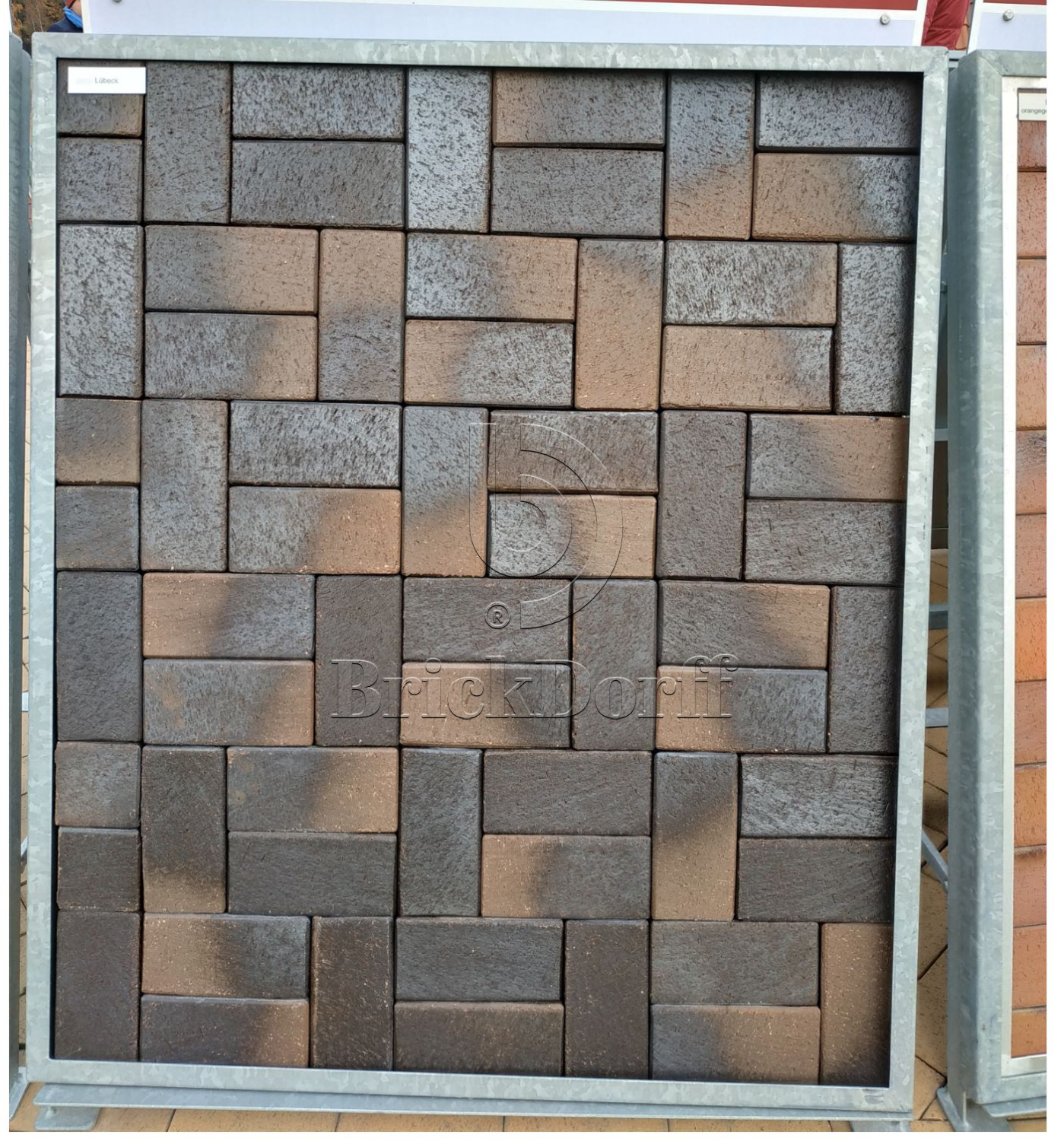 Тротуарная плитка клинкерная ABC Lederfarben black (Ледерфарбен блакк) 200*100*20 мм