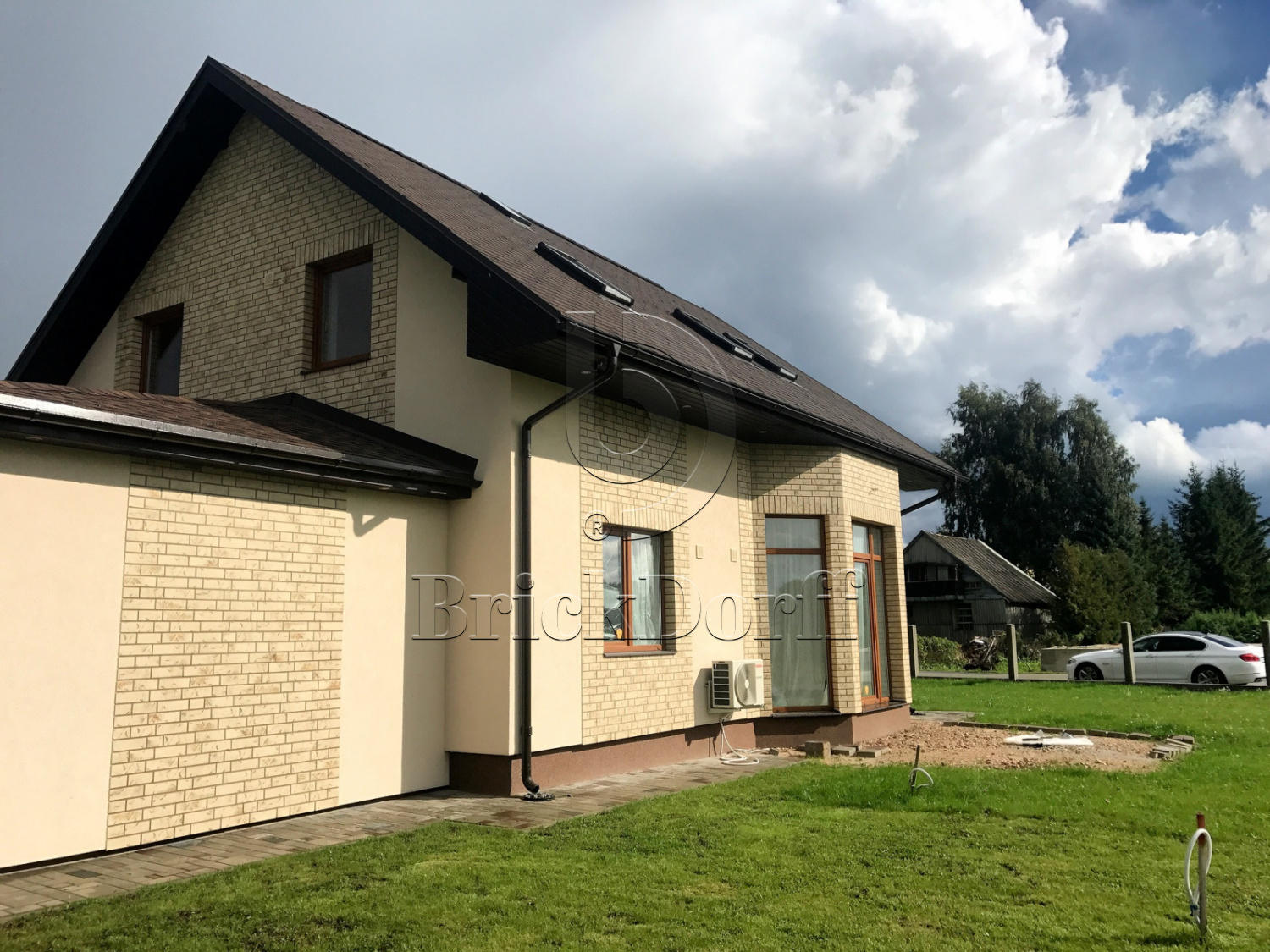 Фасадная Термопанель из пенополистирола ППС 60 мм с клинкерной плиткой Austria Salzburg 240*71*8 мм