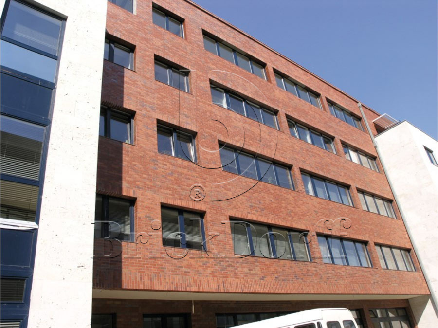 Клинкерная фасадная плитка облицовочная под кирпич Stroeher (Штроер) Keravette Chromatic 316 patrizienrot ofenbunt гладкая NF11, 240*71*11 мм