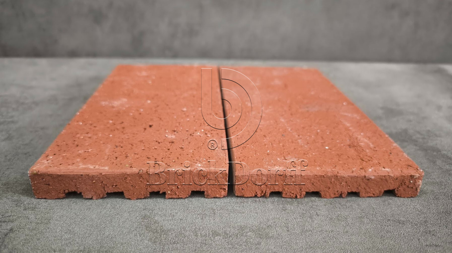 Тротуарная плитка клинкерная Red Ceramix, 200*100*16 мм