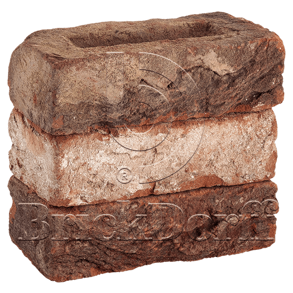 Донские Зори Дубна вековой w114В 215*102*65 мм, Кирпич ручной формовки полнотелый, облицовочный