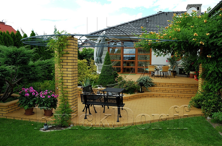 Тротуарная плитка / брусчатка Клинкерная желтая LHL klinker SAHARA 200*100*47 мм