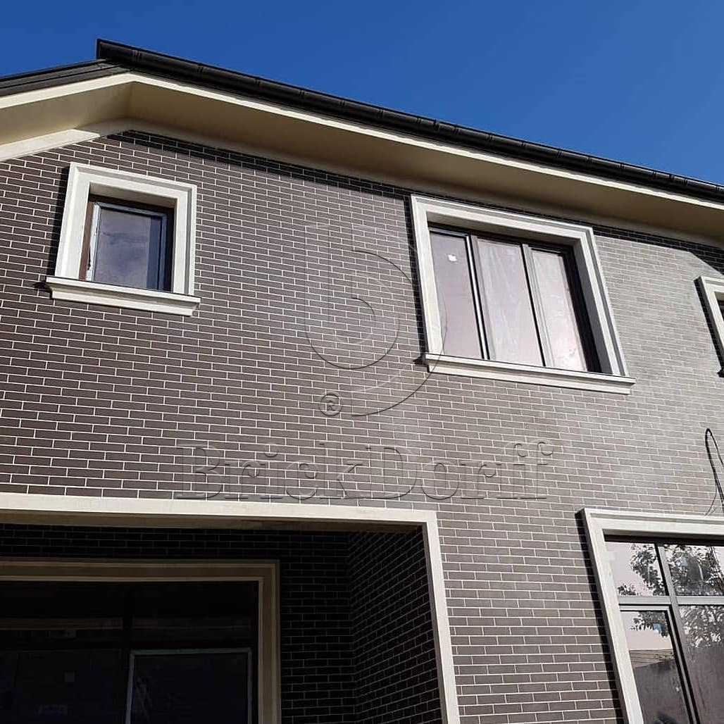 NATURAL BROWN 245X66х7,4 мм Клинкерная фасадная плитка под кирпич облицовочная коричневая