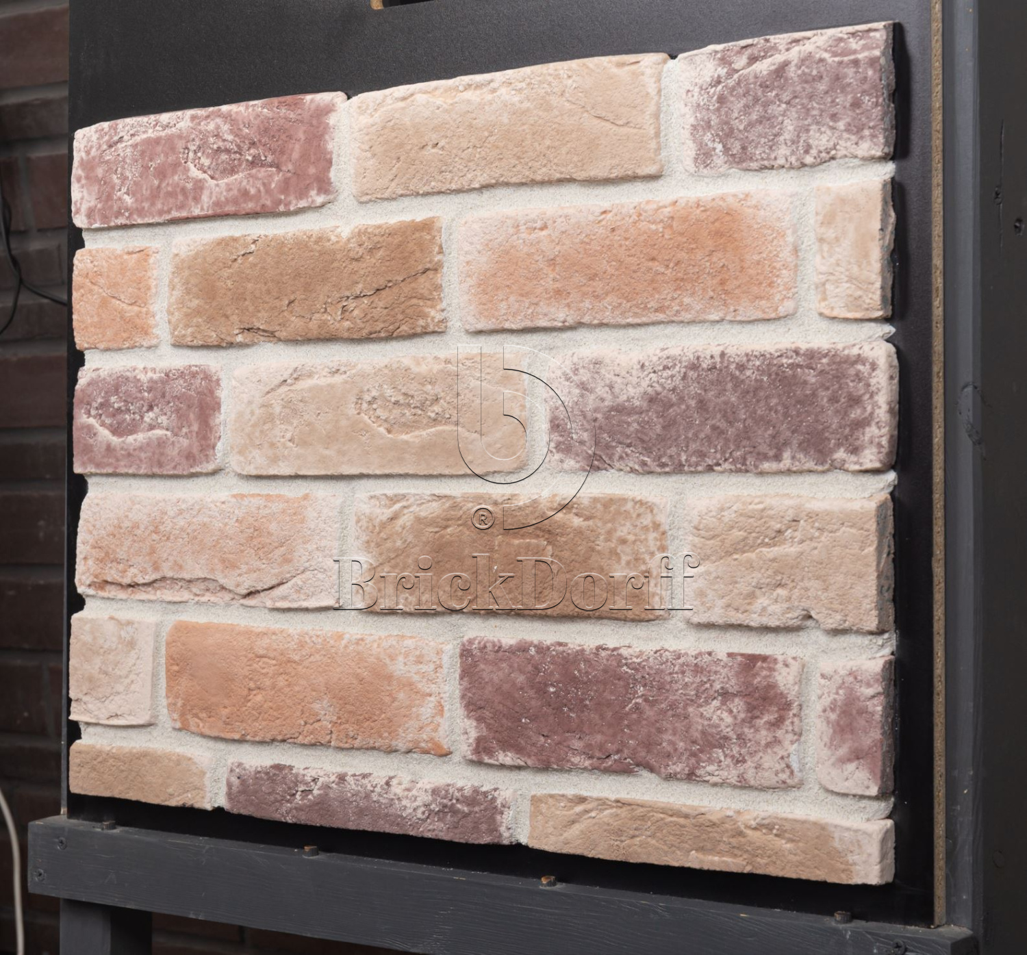 7 Византийский кирпич 225х65х15 мм, декоративный камень для фасада и интерьера Petra