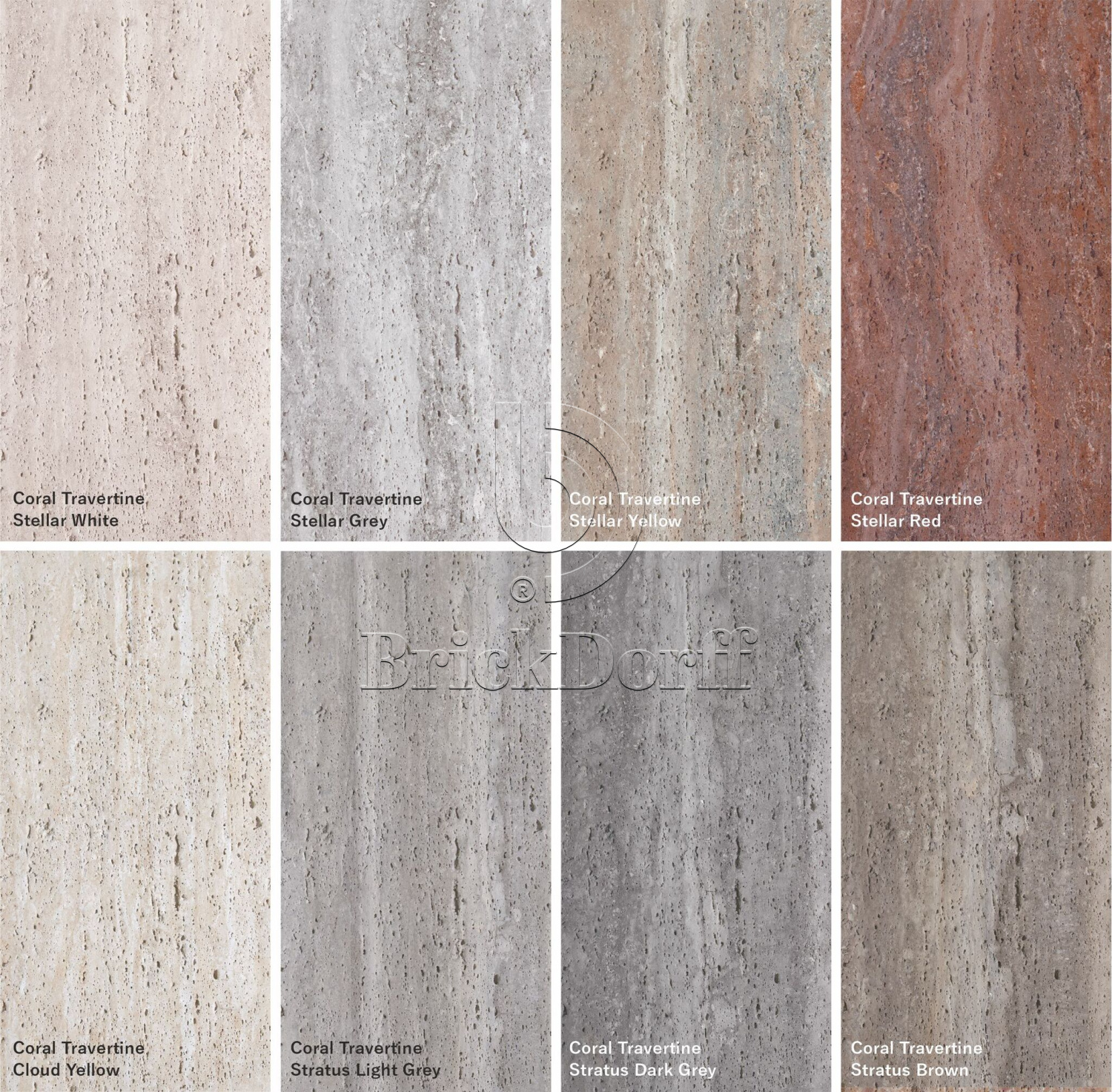 Coral Travertine Stellar Yellow (светло-жёлтый травертин с природной фактурой) — гибкий камень 1200×600 мм