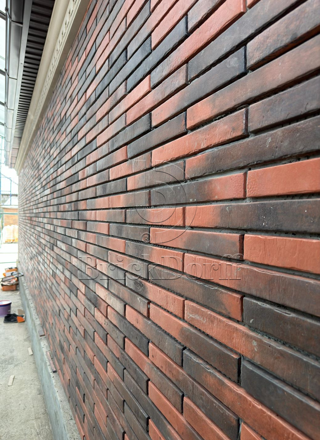 Фасадная ригельная плитка под клинкер Life Brick Лонг 820, 430*52*15 мм