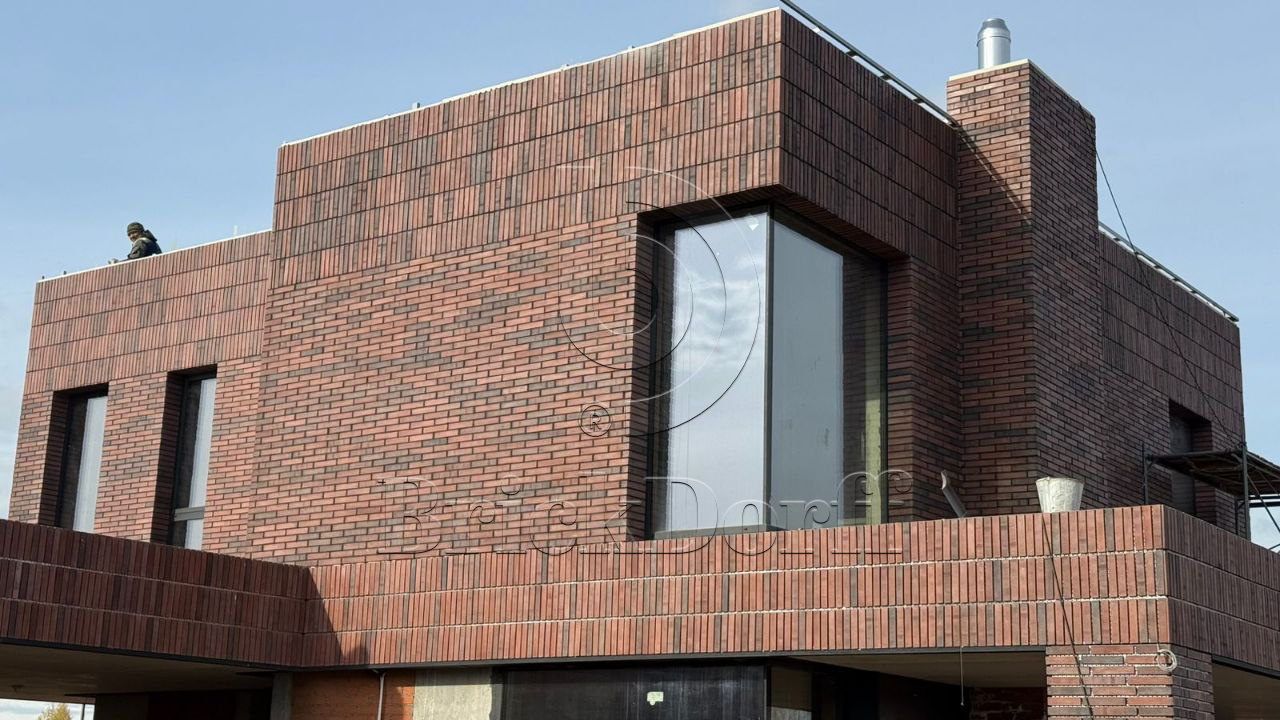 Фасадная ригельная плитка под клинкер Life Brick Лонг