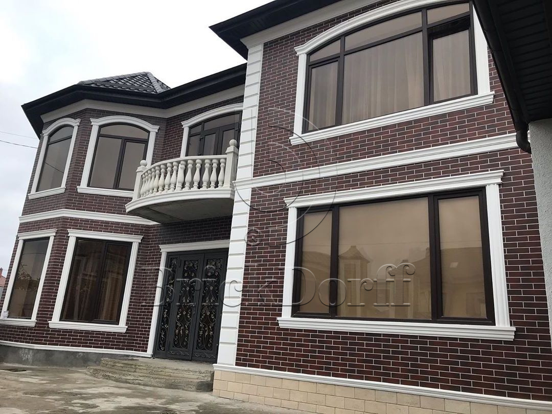 NATURAL BROWN 245X66х7,4 мм Клинкерная фасадная плитка под кирпич облицовочная коричневая