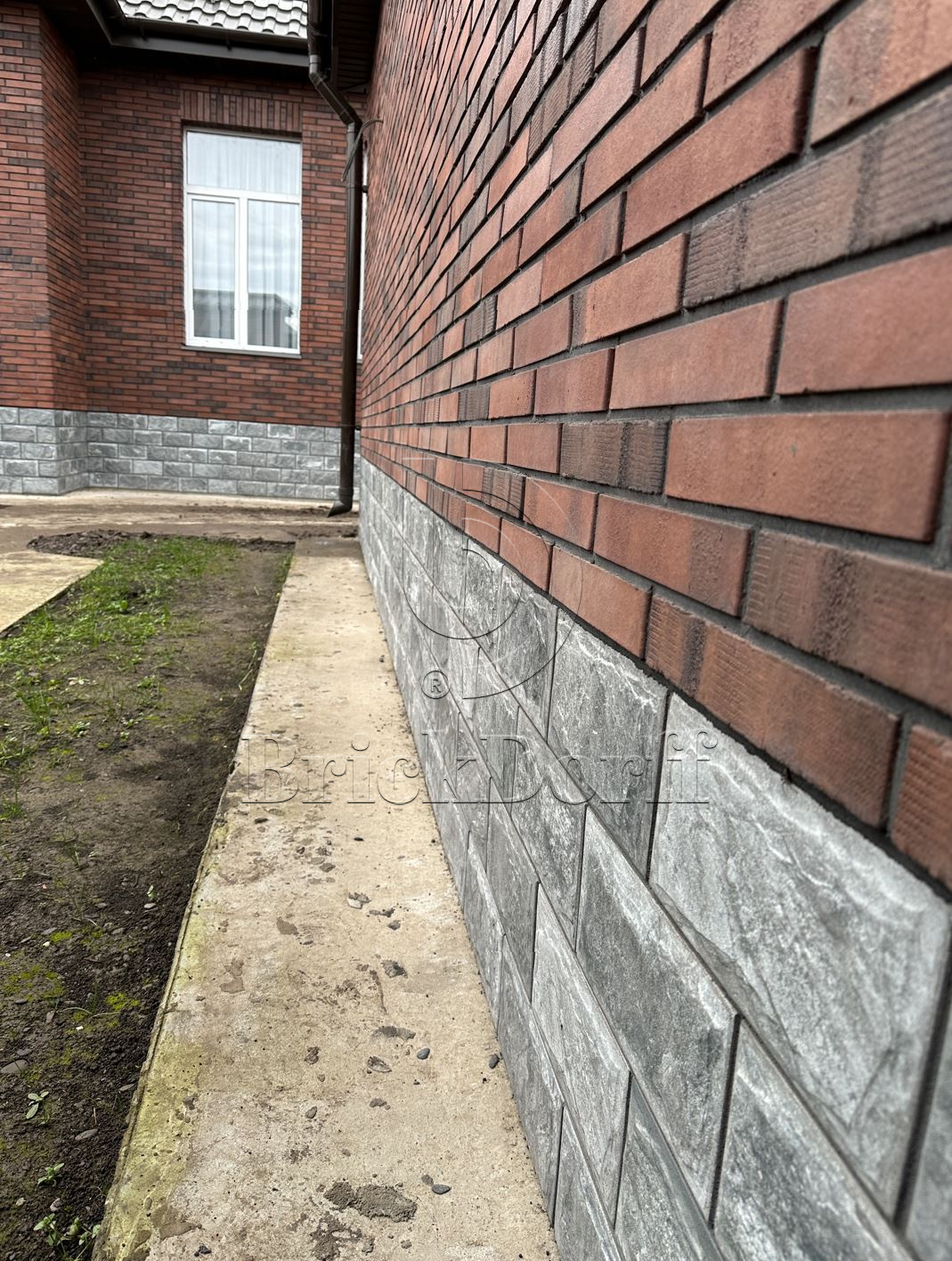 Фасадная ригельная плитка под клинкер Life Brick Римхен 370, 284*51*15 мм