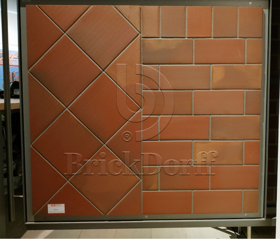 Клинкерная ступень Флорентинер противоскользящая плитка ABC Borkum 345*240*14 мм