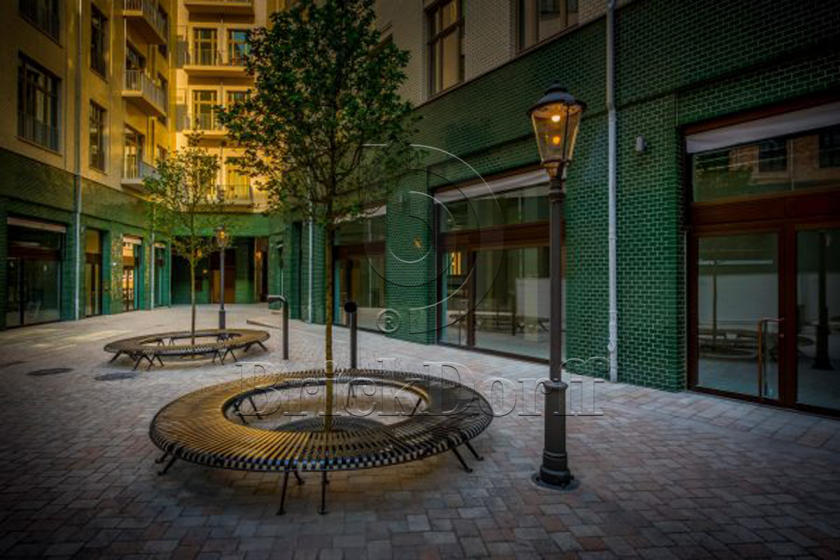 Глазурованная клинкерная фасадная плитка облицовочная под кирпич Зеленая, 240*71*10 мм