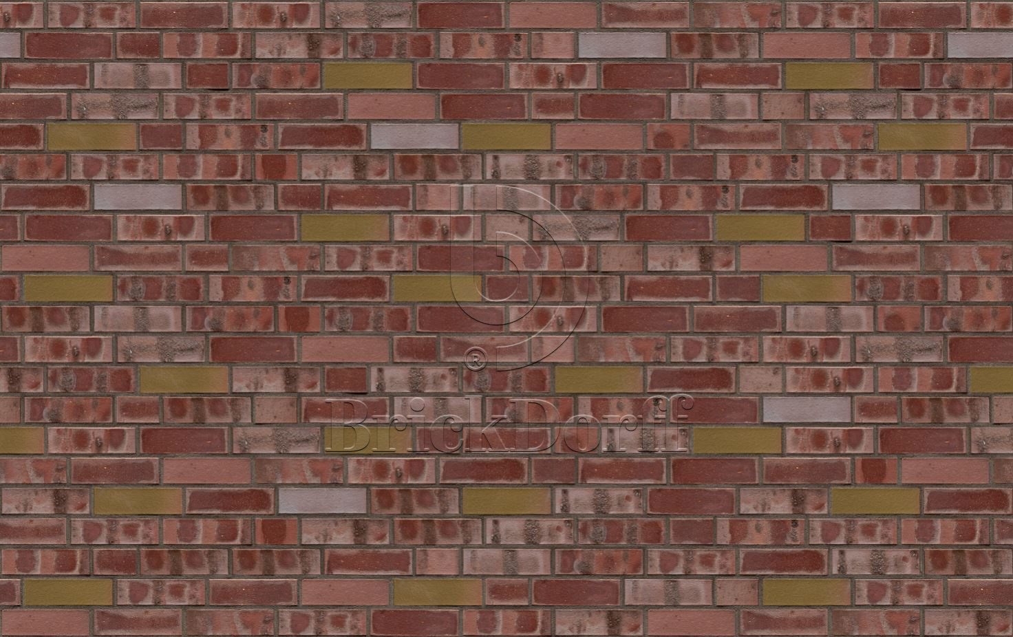 Кирпич облицовочный Клинкерный ABC 9104 Brandenburg mit Gelbanteil NF 240*115*71 мм