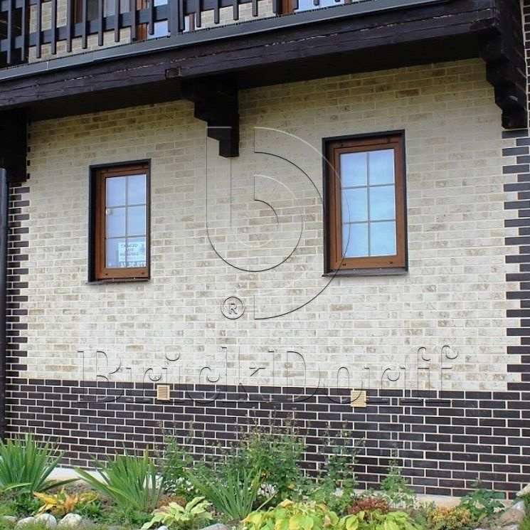 Ласточкин хвост Клинкерная фасадная плитка облицовочная под кирпич ABC Austria Salzburg 239*69*13,5 мм