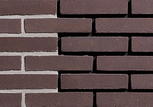Aubergine WF 210\100х24х50 мм, Угловая Плитка ручной формовки под кирпич для Фасада и Интерьера, Engels baksteen