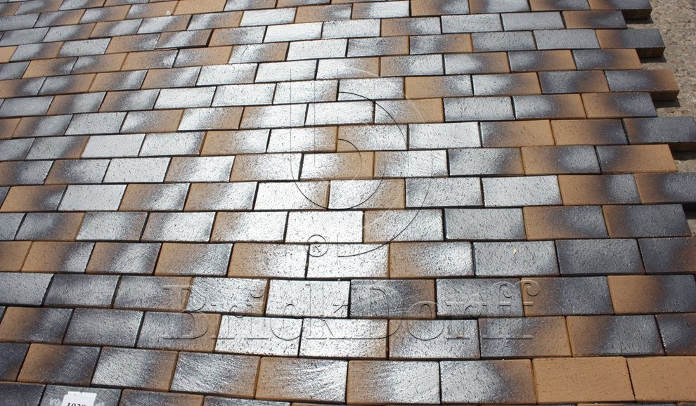 Тротуарная плитка / брусчатка Клинкерная ABC Lederfarben black (Ледерфарбен блакк) 200*100*40 мм