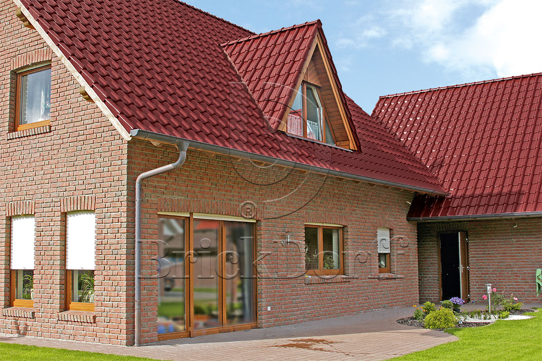 Керамическая черепица рядовая Roben Piemont трентино глянцевый ангоб